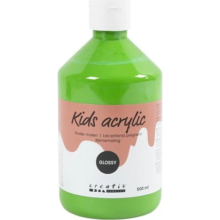 A-color Akrylmaling blank, lys grøn 500 ml