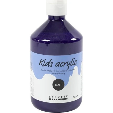 A-color Akrylmaling Mat, violet 500 ml
