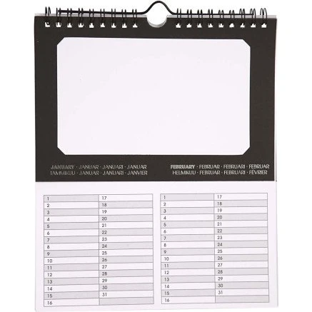 Evighedskalender 19x23 cm, 180 g - 5 stk.