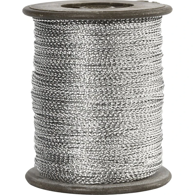 Uden mærke tråd 0,5 mm, sølv, 100 m
