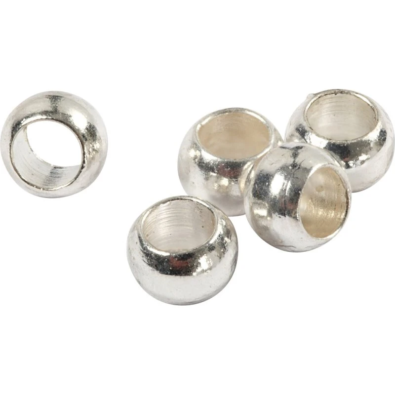 Wireklemmer ø 2,5 mm forsølvet 100 stk