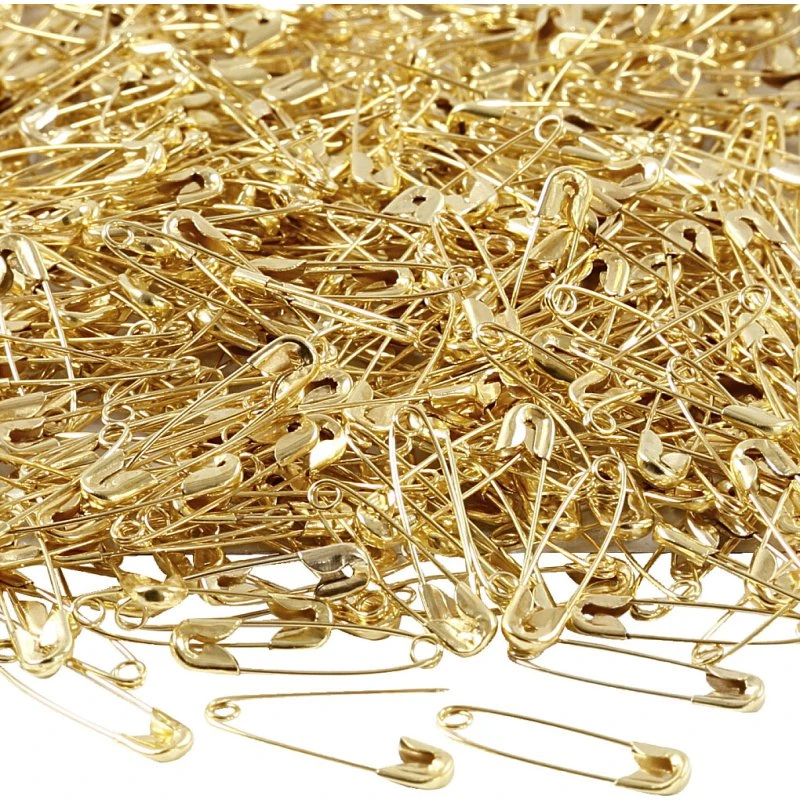Universal sikkerhedsnåle 22 mm, 0,6 mm, guld, 500 stk
