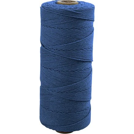 Knyttegarn 315 m - 1 mm, blå (220 g)