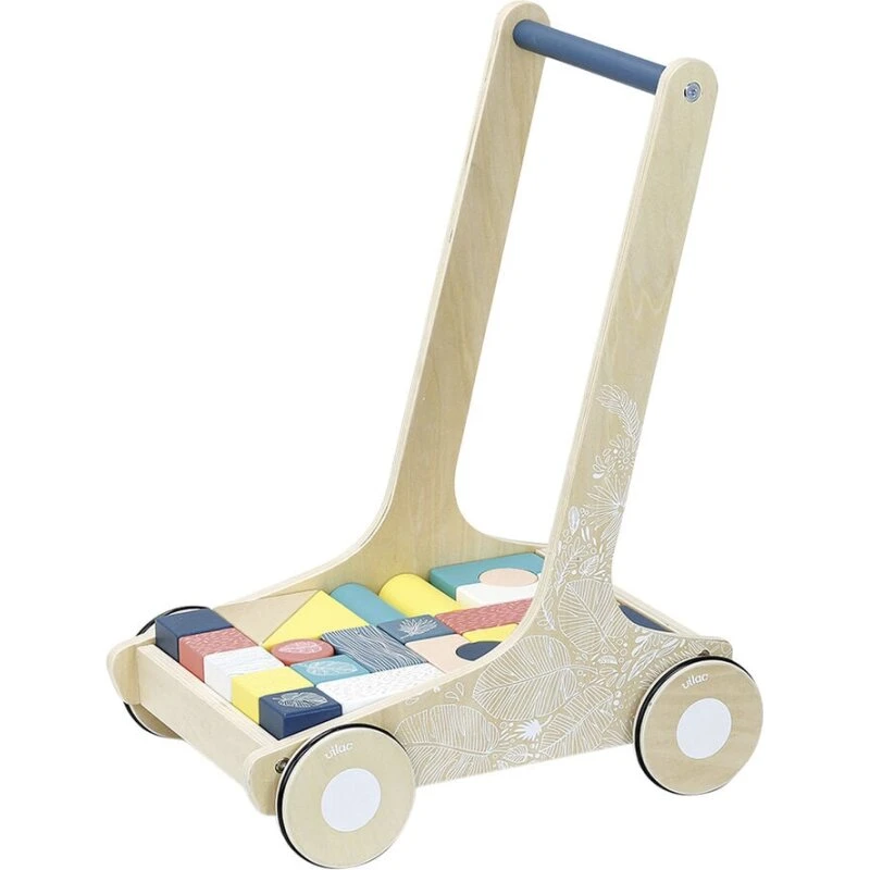 Vilac Gåvogn inkl. klodser