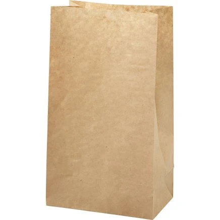 Papirposer 9x15 cm (50 g), brun - 100 stk