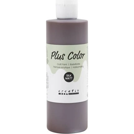 Plus Color Hobbymaling, chokolade 250 ml