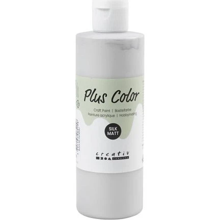 Plus Color Hobbymaling Sølv 250 ml