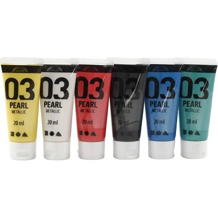 A-color Akrylmaling Metallic 6x20 ml