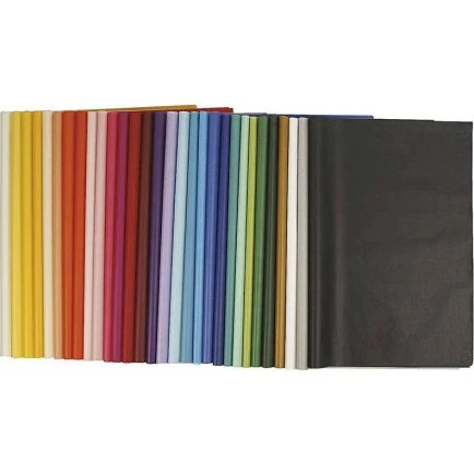 CC Hobby Silkepapir 50x70 cm, 300 ark (30 farver)