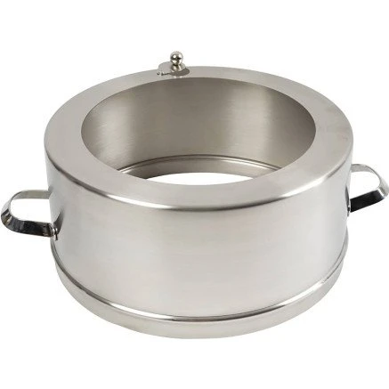 Universal huldæksel i rustfrit stål til smelterør str. 5 - 1 stk.