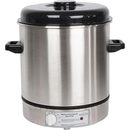 Exagon Vokssmeltekar nr. 30, H50×D29 cm (Ø45), 230V/1800W