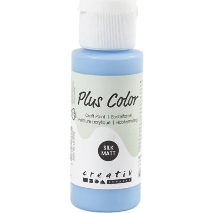 Plus Color Hobbymaling 60 ml – Himmelblå