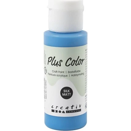 Plus Color Hobbymaling primær blå 60 ml