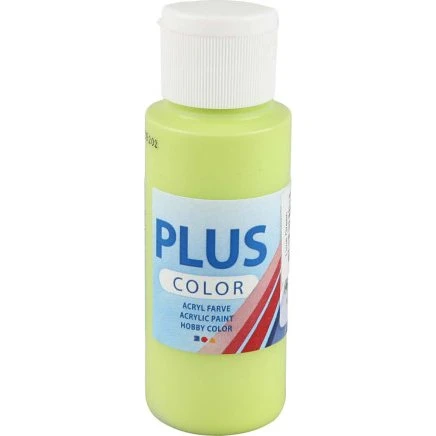 Plus Color Hobbymaling limegrøn 60 ml