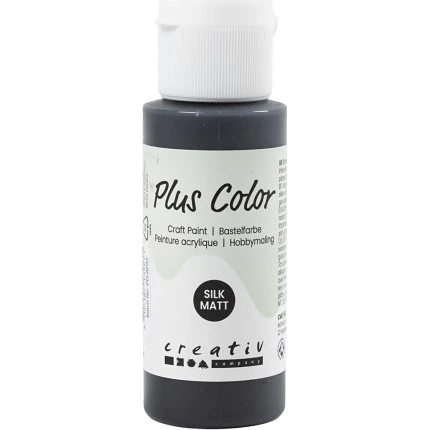 Plus Color Hobbymaling 60 ml – sort