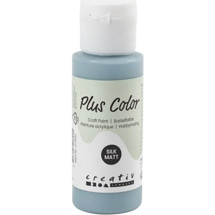 Plus Color Hobbymaling sart blå 60 ml