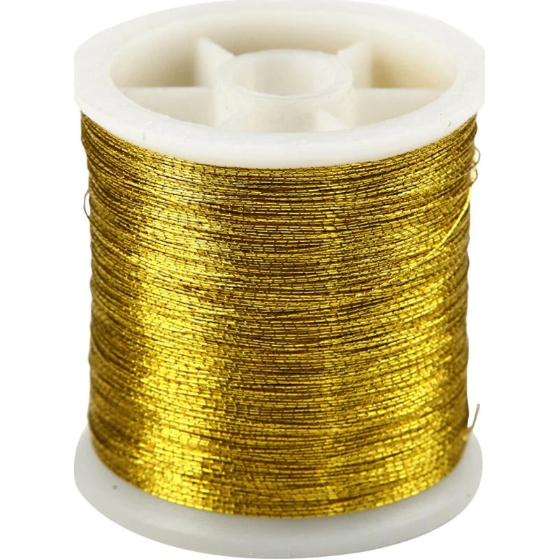 Uden mærke Sytråd, guld 100 m (polyamid 0,15 mm)