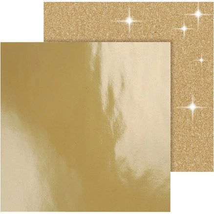 Vivi Gade designpapir 30,5x30,5 cm, guld, 2 ark