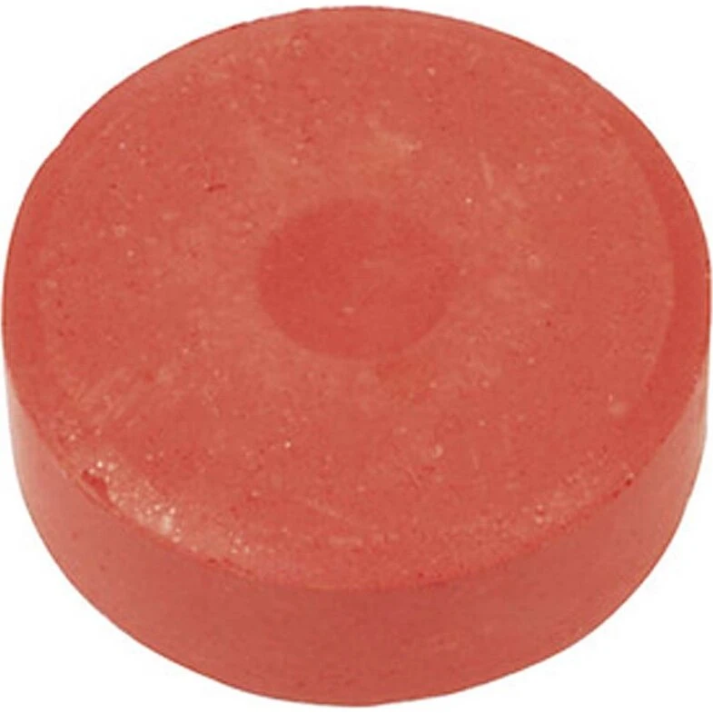 Vandfarveblokke 19 mm × Ø57 mm, rød - 6 stk.