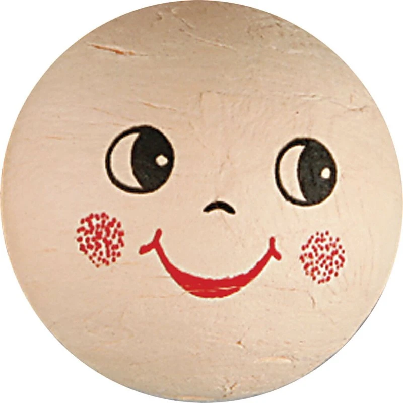 Hoveder Ø40 mm lys pudder, 5 stk.