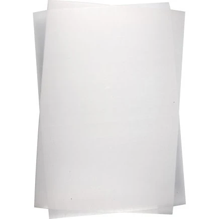 Krympeplast 20x30 cm 0,3 mm blank transparent, 100 ark