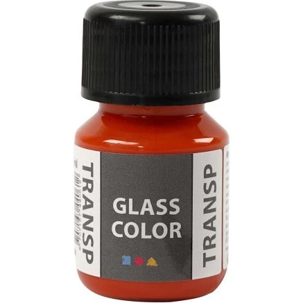 Glass Color Transparent glasmaling, orange 30 ml