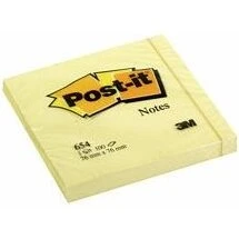 Post-it 12 blokke 76 x 76 mm, gul