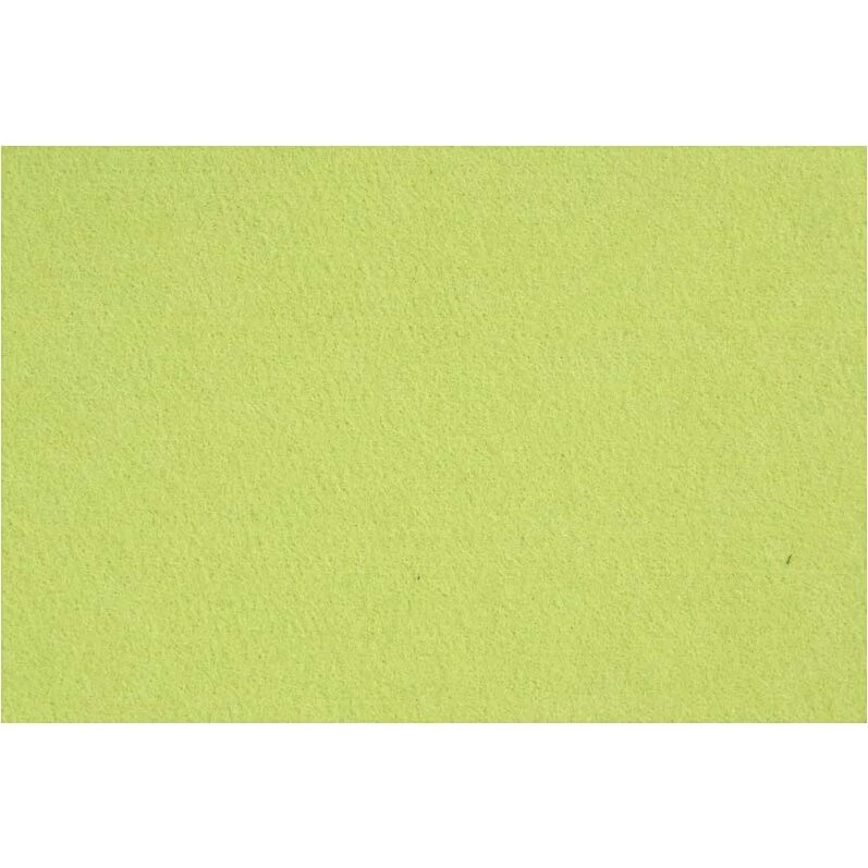 Hobbyfilt 42x60 cm, 3 mm — lys grøn (1 ark)