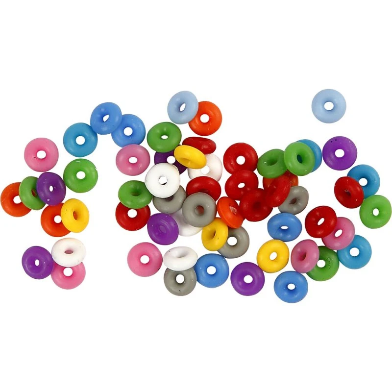 Stopringe - Assorterede farver, 48 stk.