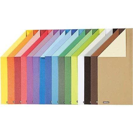 Color Bar Rivepapir A4 100 g – 16 assorterede ark