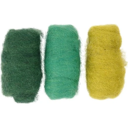 Kartet Uld, Grøn/Turkis Harmoni 3x10 g