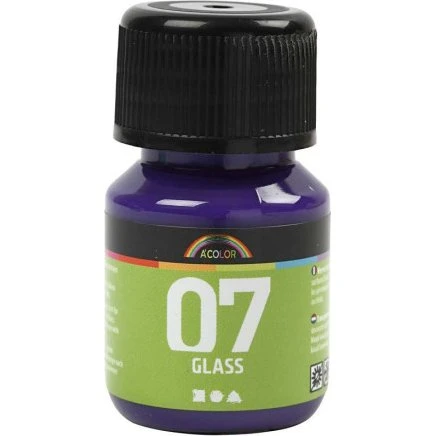 A-Color Glass rødviolet 30 ml