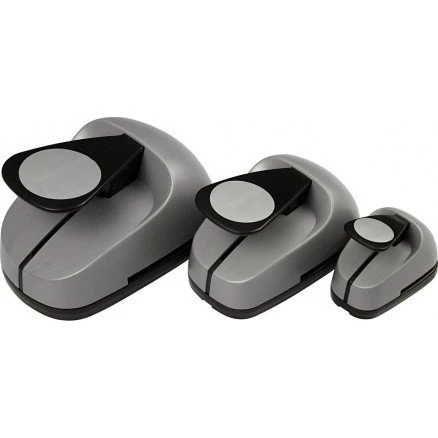 Lag-på-lag stansejernsæt rund 25+49+75 mm, 3 stk