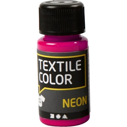 Creativ Company Textile Color Opaque tekstilmaling - Neon Pink 50 ml