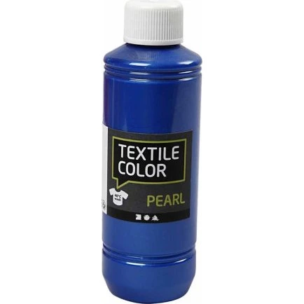 Textile Color Perlemor blå 250 ml