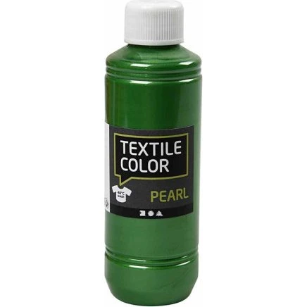 Textile Color Pearl, perlemor brilliantgrøn 250 ml