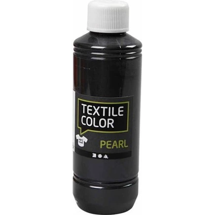 Textile Color Perlemor tekstilmaling, grå 250 ml
