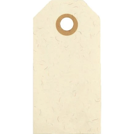 Manilamærker 4x8 cm, 250 g creme - 20 stk.