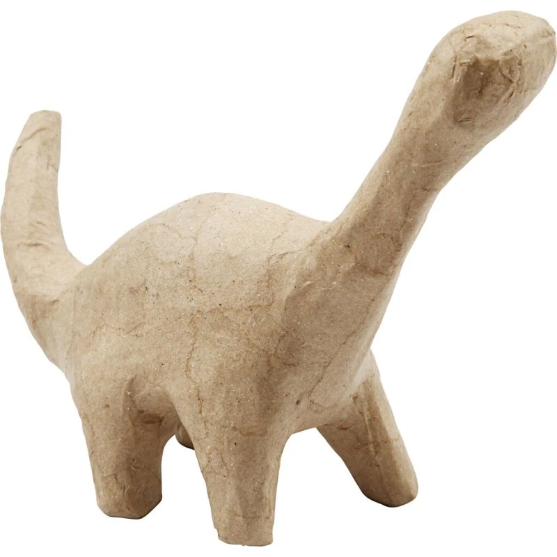 Papmaché Dinosaur H 12,5 × L 15,5 × B 5,5 cm – 1 stk