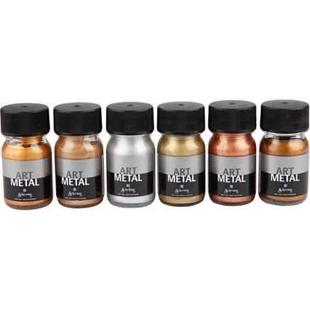 Schjerning Hobbymaling Metallic 6x30 ml