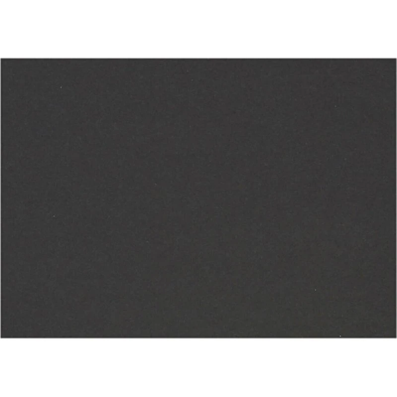 Karton A6 - Sort, 100 ark (200 g)