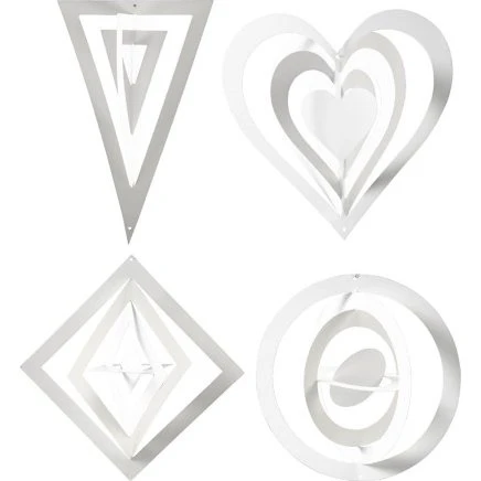 TeACH Me® 3D ophæng hvid 18/22/24 cm, 16 stk.