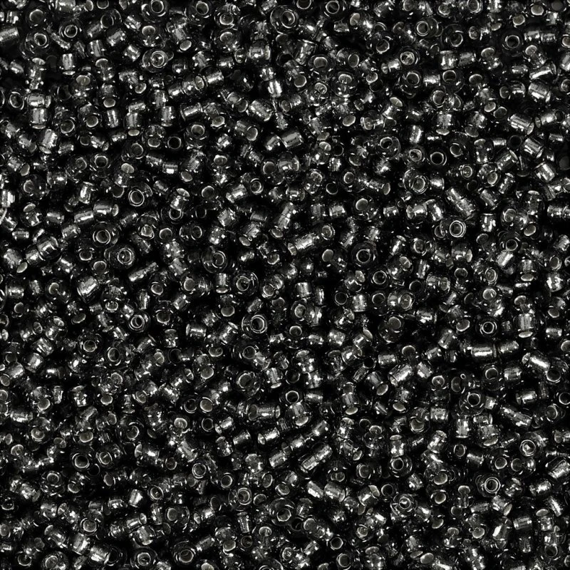 Rocaiperler ø 1,7 mm (hul 0,5–0,8 mm) 500 g – grågrøn