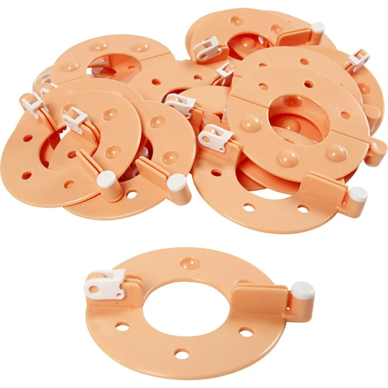 Pomponværktøj ø 7 cm, 12 stk.