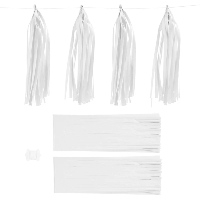 Kvast 12x35 cm 14 g hvid – 12 stk