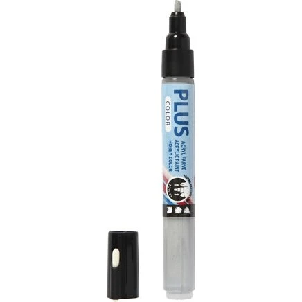 Plus Color Tusch L 14,5 cm 1–2 mm Rain Grey, 5,5 ml