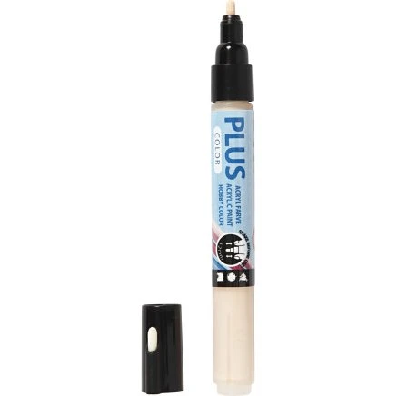 Plus Color Tusch L 14,5 cm 1–2 mm Lys pudder 5,5 ml