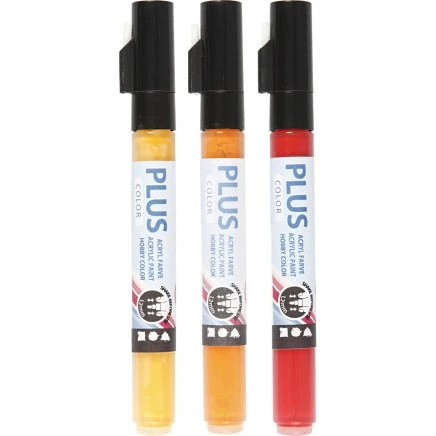 Plus Color Tusch L 14,5 cm 1–2 mm 3 stk 5,5 ml