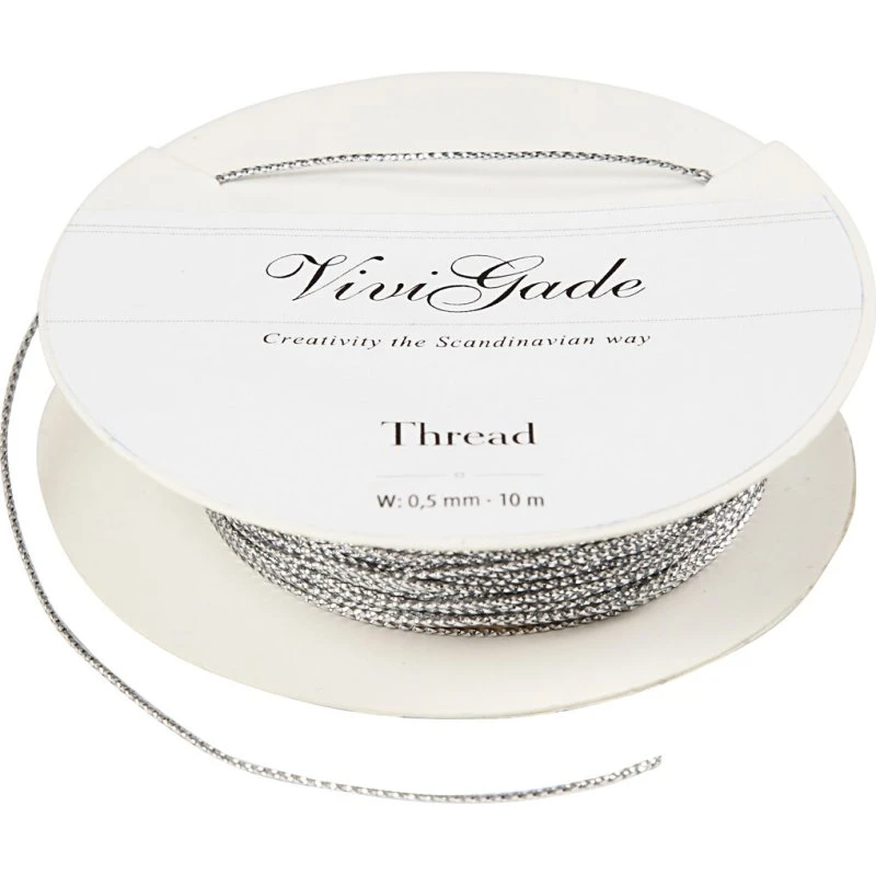 Vivi Gade Sølvtråd 0,5 mm – 10 m