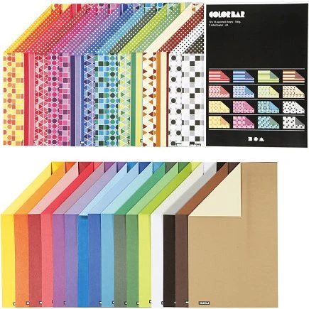 Color Bar Rivekarton A4 250 g – 32x10 ark, ass. farver